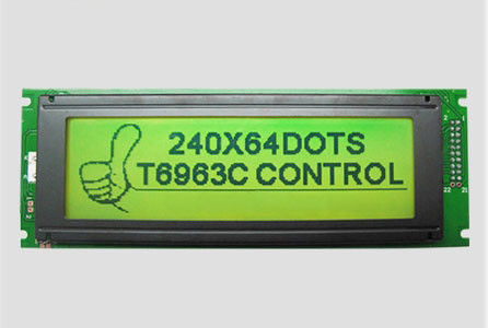 240*64 Γράφημα Dot Matrix LCD Μοντέλο Μονοχρωματική οθόνη Παράλληλη 5v/3.3v Ελέγχου IC T6963